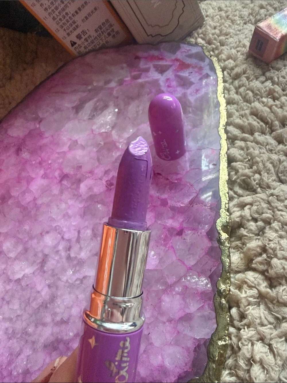 NEW lime crime AIRBORNE UNICORN 🦄 LIPSTICK 💄 PURPLE SHADE